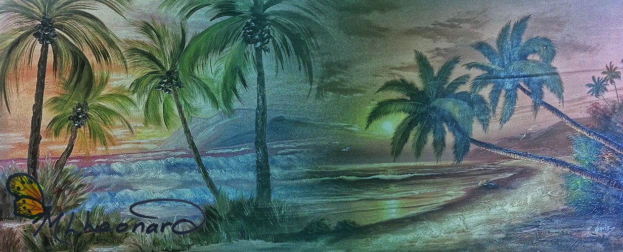 Seascapes oil paintings by Peg Leonard